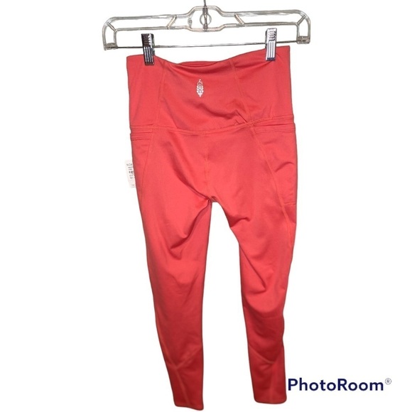 Free People Movement Leggings color poppy size XS NWT - Picture 3 of 11